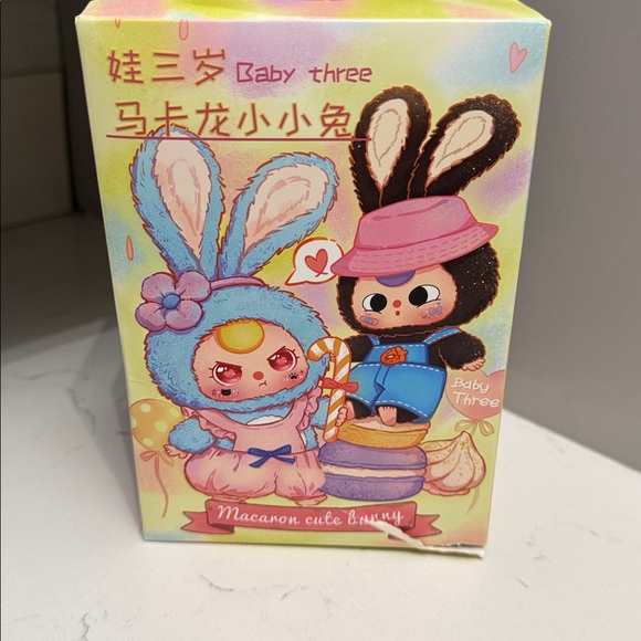 Baby Three Other - Macaron cute bunny. Baby three new! Labubu